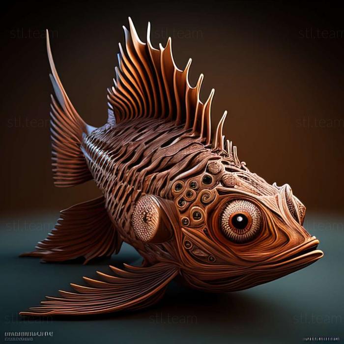 3D модель Bradypterus brunneus (STL)